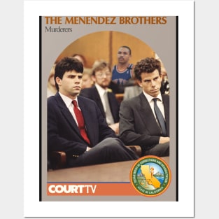 Menendez Brothers Basketball Card (Reversed with Mark Jackson) Posters and Art